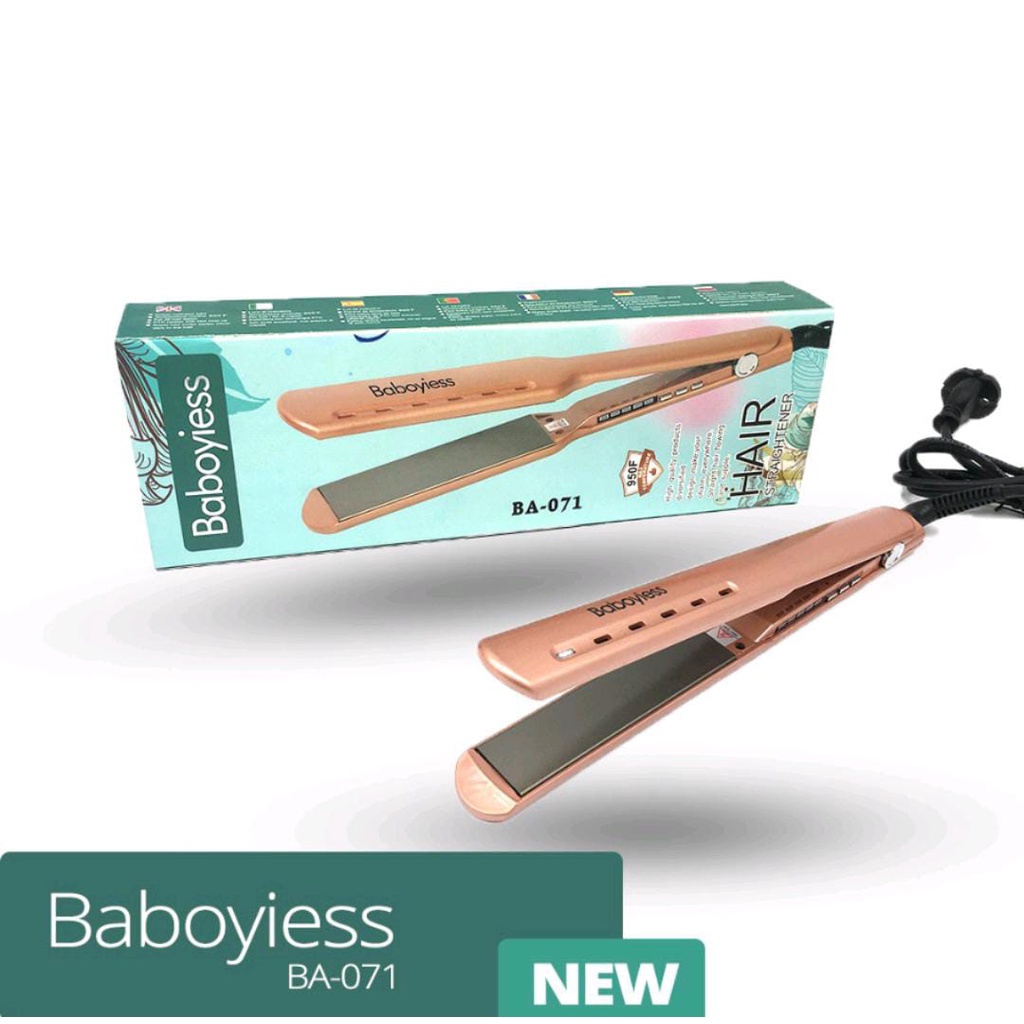 Alat Catok Baboyiess Hair Straightener BA-071 950 - Rosegold