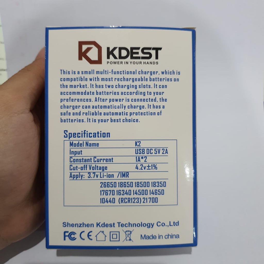 CHARGER KDEST K2 - 2 SLOT