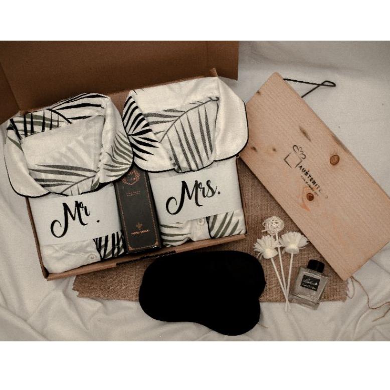 SPECIAL PRICE Hampers Wedding / Kado nikah / Hampers Pernikahan / Seserahan / Hampers Piyama Couple 