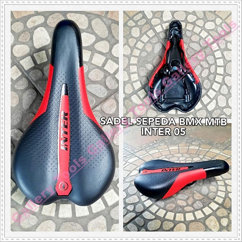SADEL SEPEDA BMX MTB INTER 05 MERAH Sepeda aksesoris sparepart