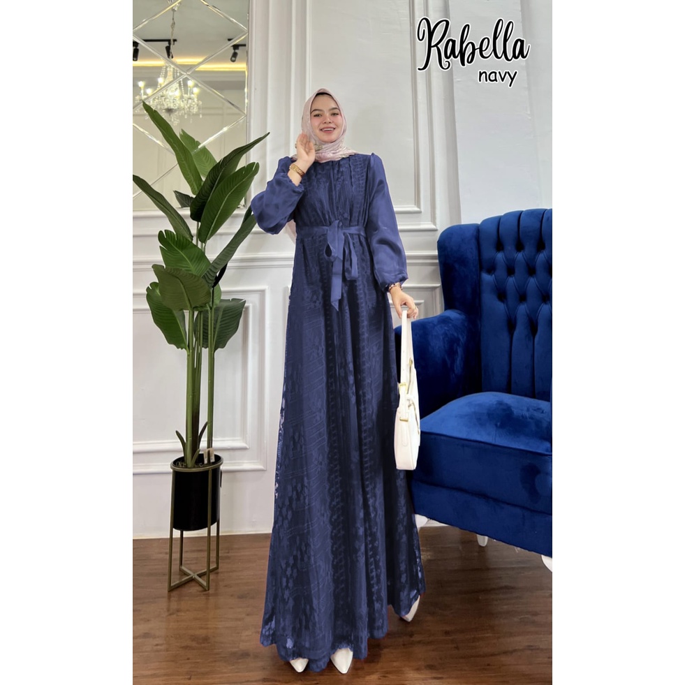 GAMIS PESTA KONDANGAN RABELLA DRESS ORGANZA CANTIK