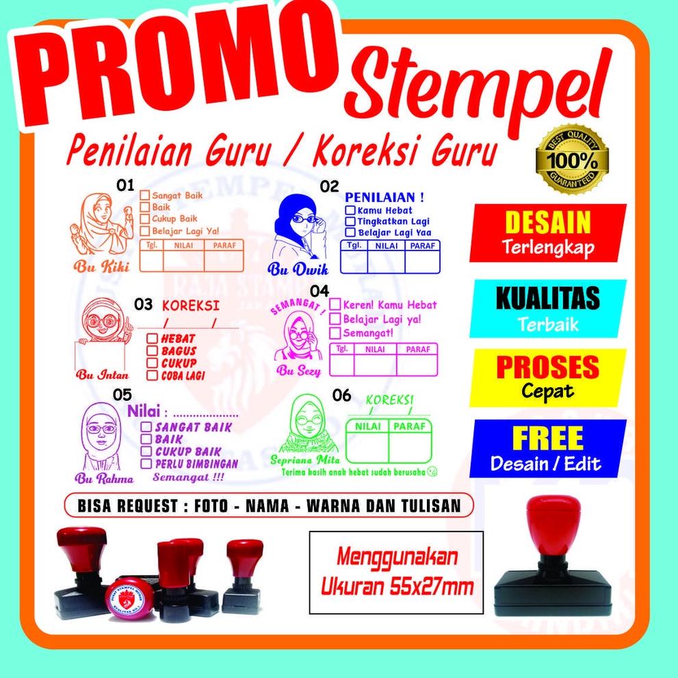 

Stempel Nilai Guru / Penilaian / Koreksi / Checked / Reward 9649