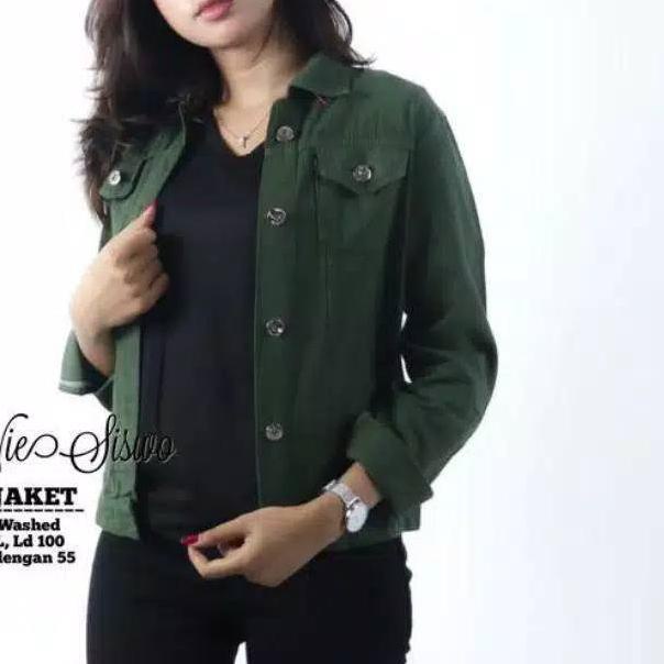 TEN 4.4 JAKET BIONDY | JAKET ARMY WANITA | JAKET JEANS WANITA | JAKET WARNA .,.,.,..,