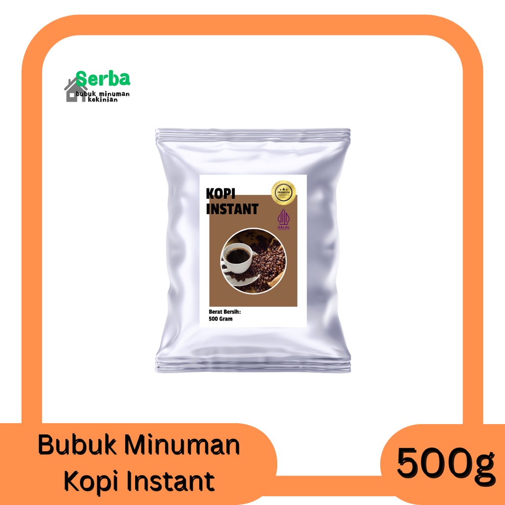 

Bubuk Minuman Coffee Instant 500g / Bubuk Kopi / Minuman Kopi Mix Gula