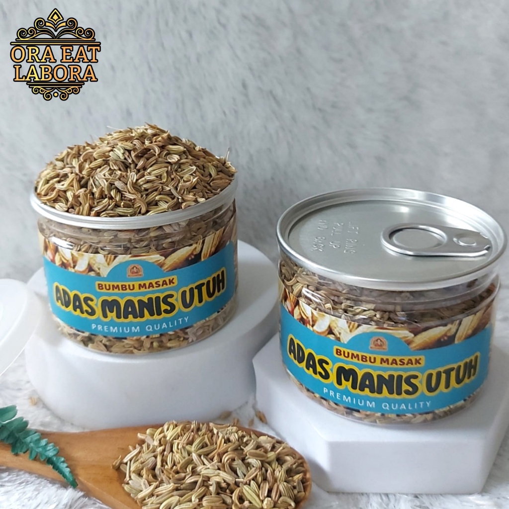 

Can Rempah Adas Manis Utuh Bumbu Gulai Fennel Seeds Kualitas Premium - Ora Eat Labora