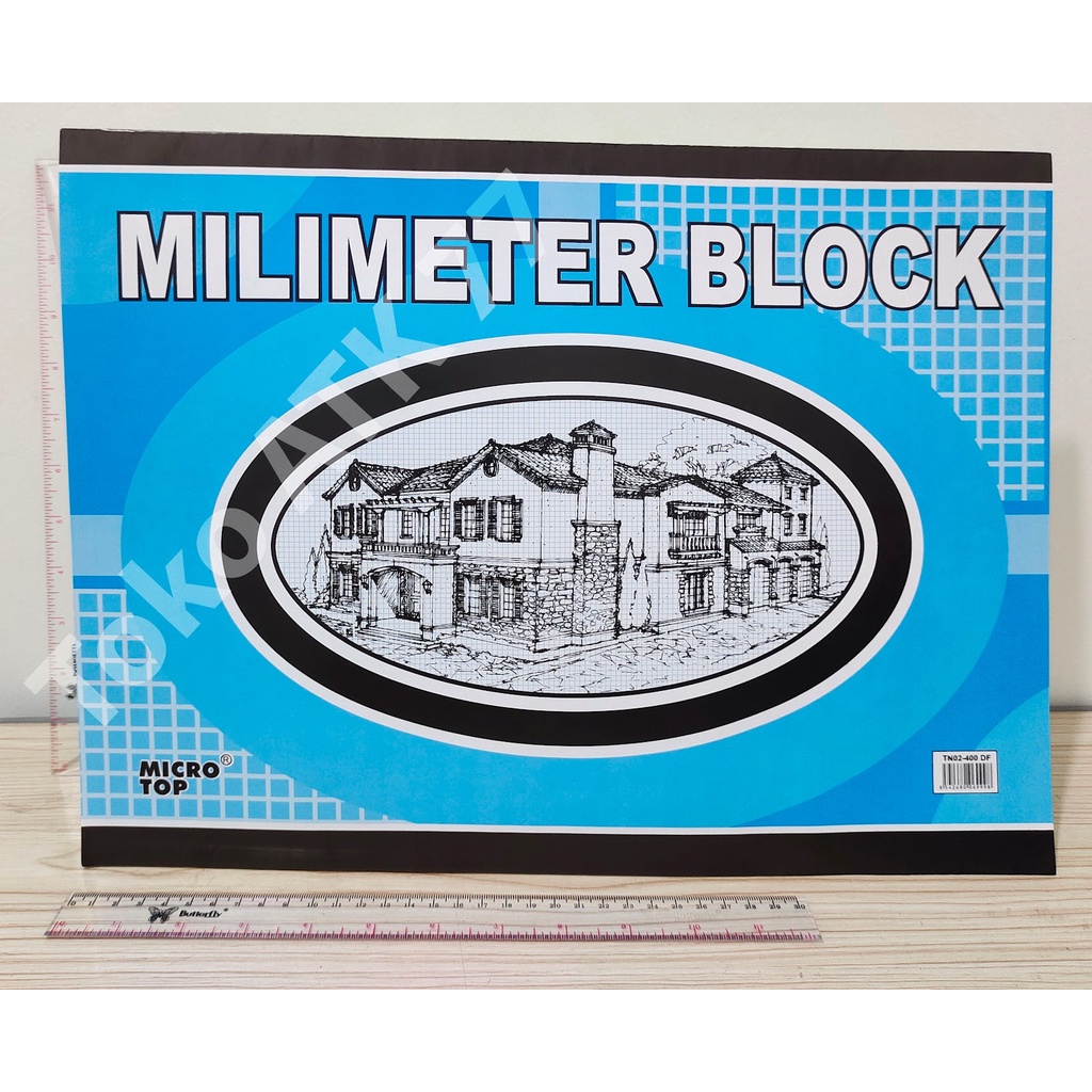 

Milimeter Block ukuran A 3 A3 Besar Micro Top READY STOCK