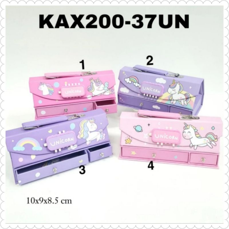 

Tempat pensil kode password BTS BT21, Girls series + laci / Tempat pensil hard karton kode + laci BTS BT21, girl anime series