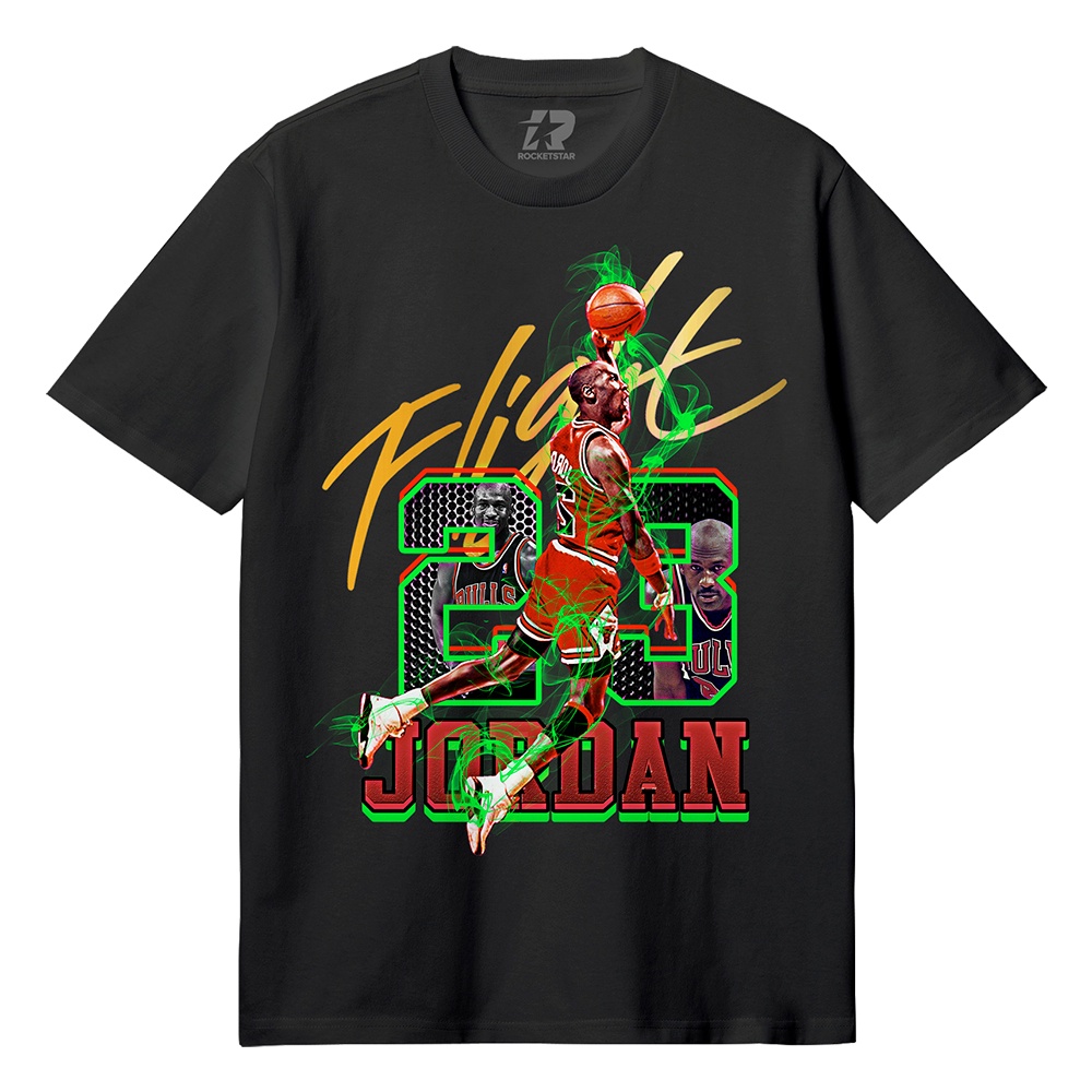 NBA - JORDAN 23 FLIGHT katun combed 30s / s - m - l - xl - xxl / kaos basket /  distro /  kobe bryan