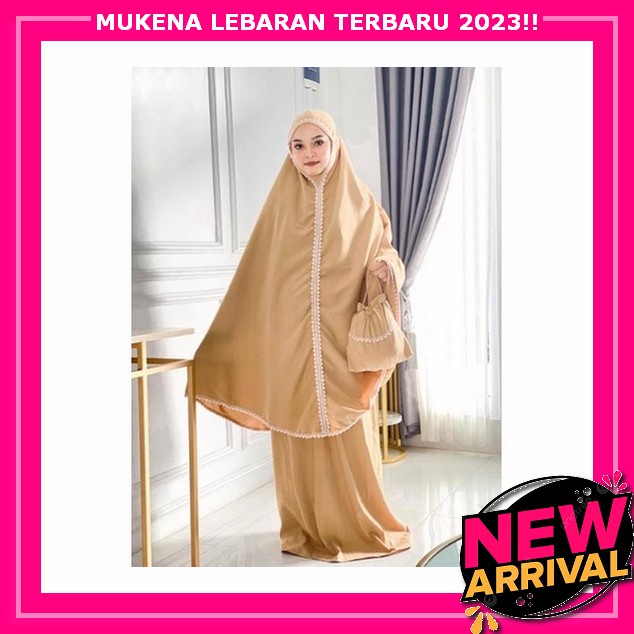 Tatuis Tiara 509 Mukena Wanita Warna Black , Pink & Navy Mukena Wanita Dewasa Katun Motif Larissa Po