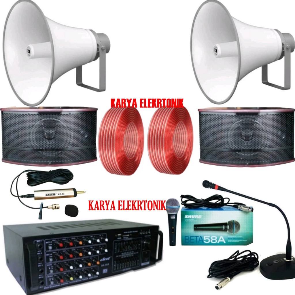 PAKET SOUND SYSTEM TOA MASJID SPEAKER LUAR DAN DALAM PAKET TOA MASJID PAKET TOA MUSHOLLA TOA ZH5025