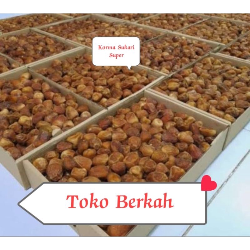 Kurma sukari Super premium kemasan 1 kg dan 500 grm