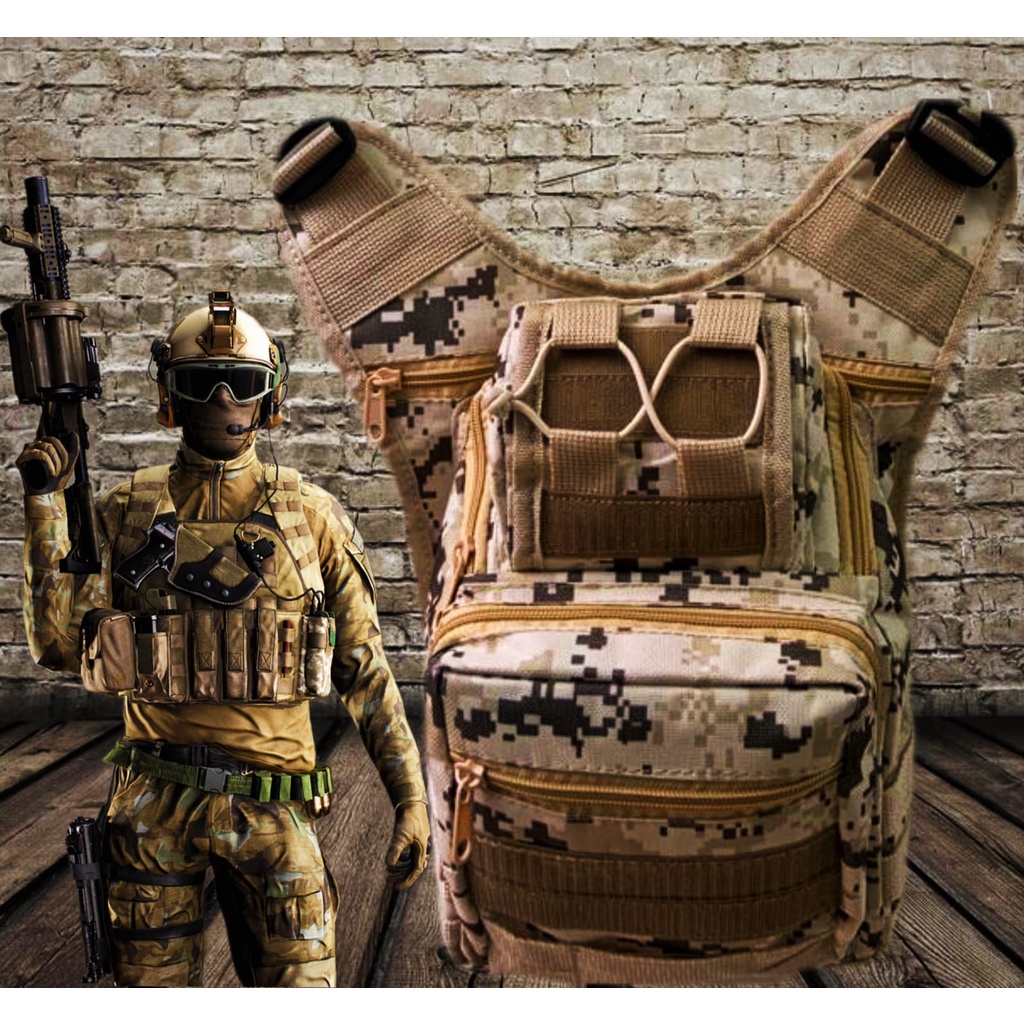 Slempang Camera Army Jumbo ( HARGA GROSIR ) Tas Pria dan Wanita Tentara Polisi Militer