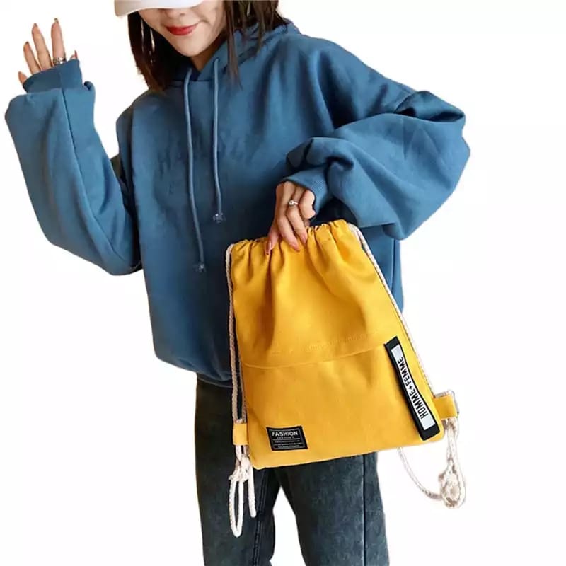 Ransel Tas Serut Wanita Home Stringbag Korea Termurah