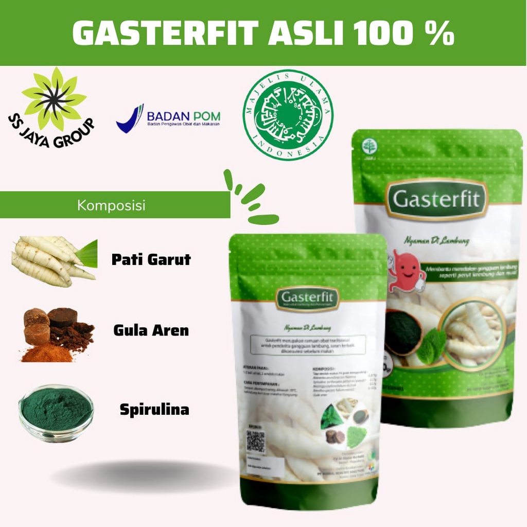 

GASTERFIT UMBI GARUT ASAM LAMBUNG ORIGINAL BPOM