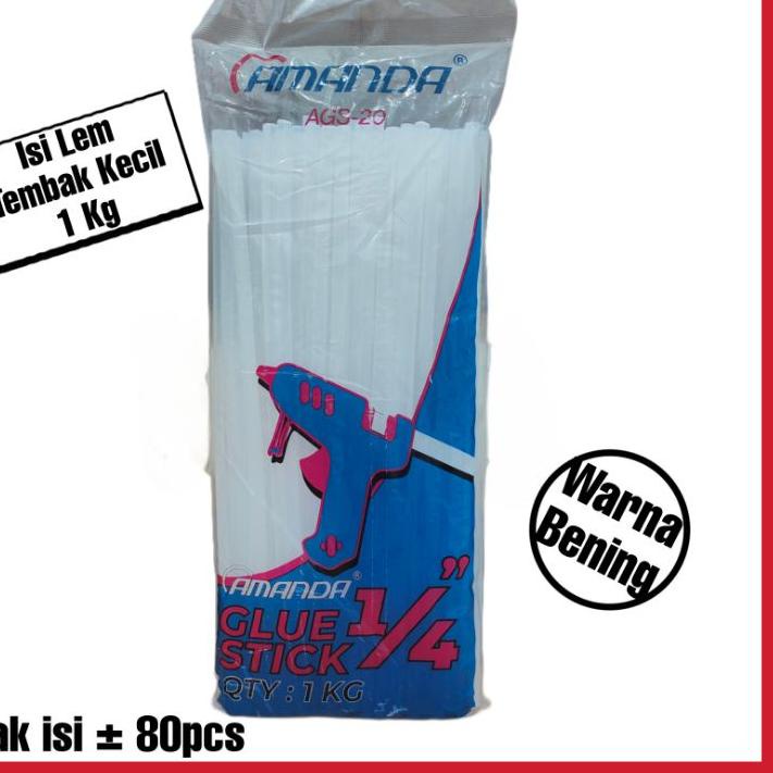 

☑ ISI LEM TEMBAK KECIL DAN BESAR 1 KG / LEM BAKAR KECIL DAN BESAR/ ISI GLUE GUN KECIL DAN BESAR 30 CM ✈