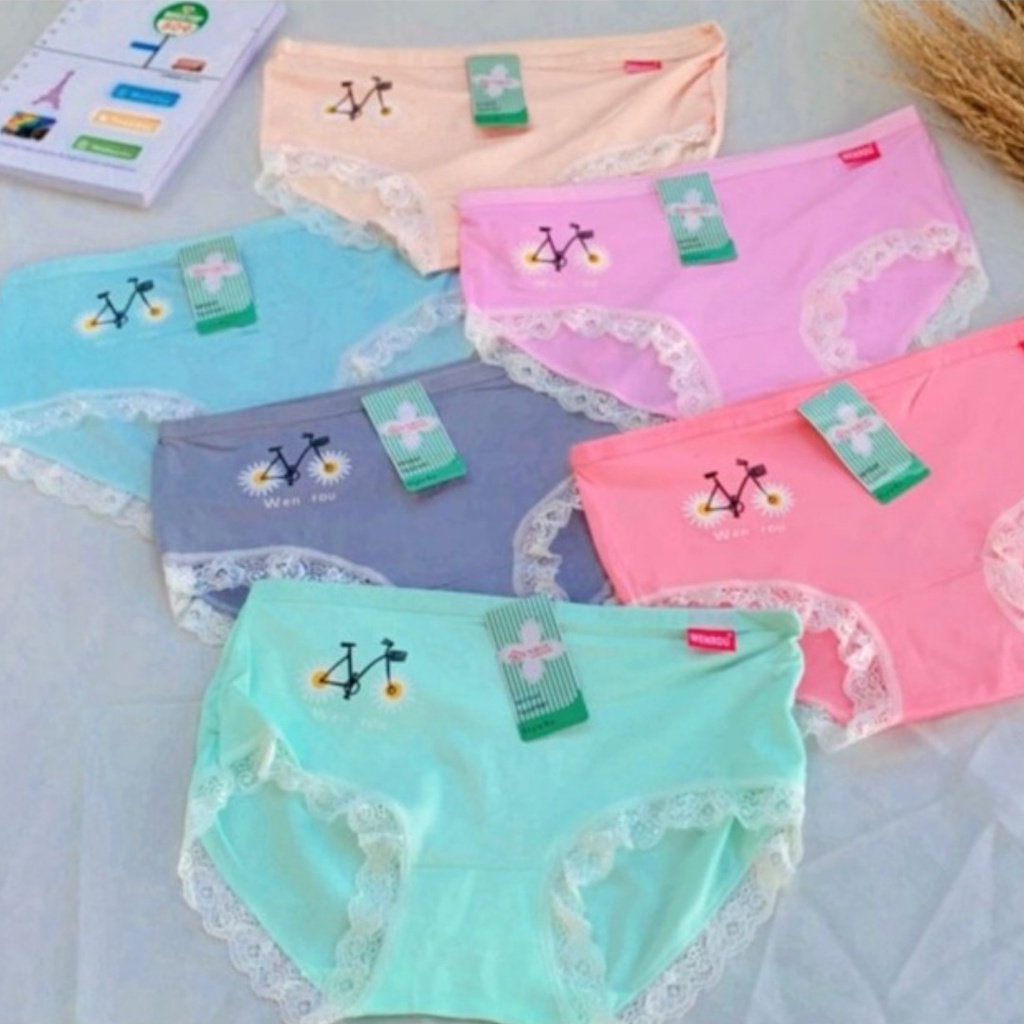 CD PEREMPUAN REMAJA CDW 1537 WENROU RENDA CELANA DALAM PEREMPUAN CD REMAJA