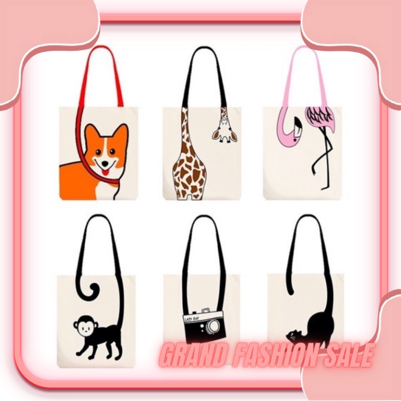 [LOKAL] DOMMO - D1510 TOTEBAG MALKA - Tas Tote Bag Wanita KPOP