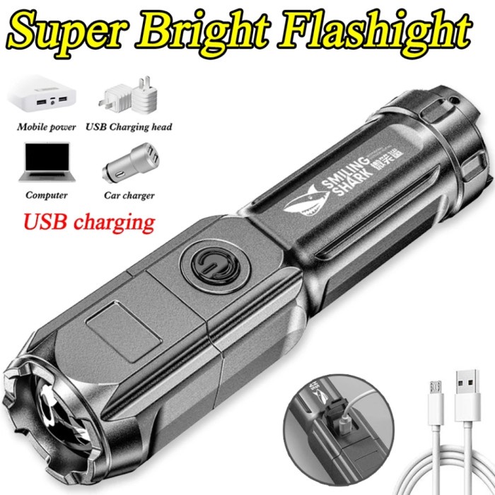 senter police SENTER SWAT LED 36W SUPER TERANG / SENTER LED POLICE CHARGEABLE - SENTER 36W