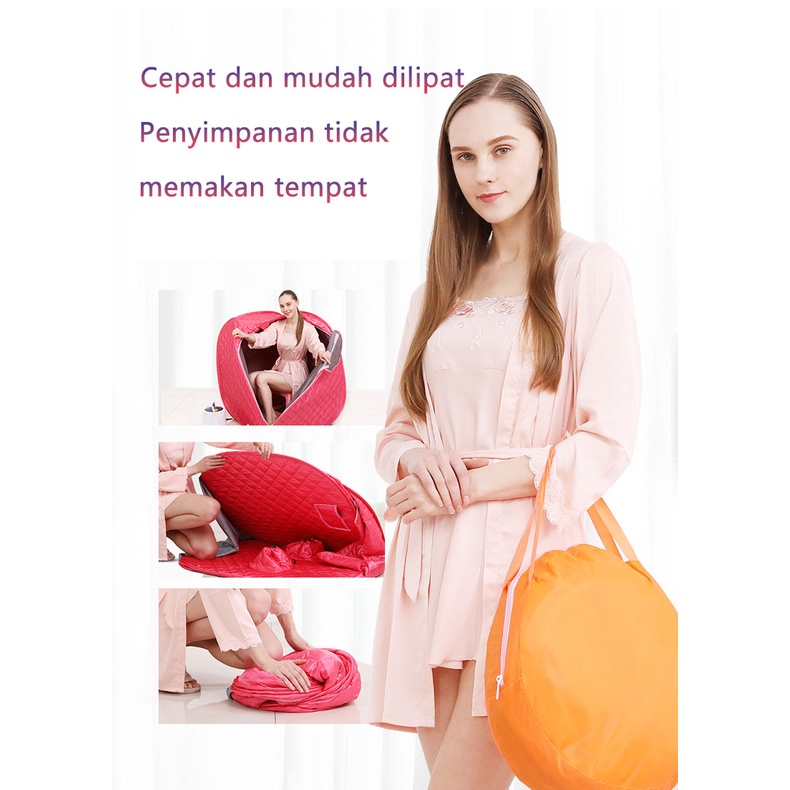 kotak sauna / Portable Steam Sauna Alat Pelangsing Tubuh / Alat Spa /Alat Mandi Uap