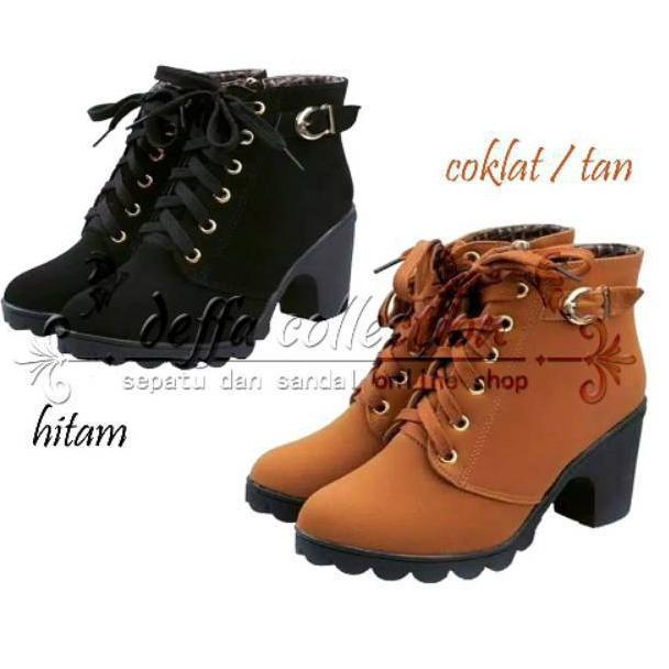 Terpercaya DFC SEPATU BOOTS WANITA HIGH HEELS - Boots & Ankle Boots Hak
