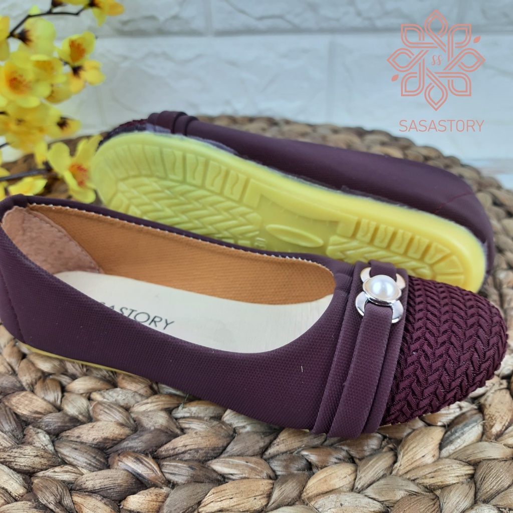 SEPATU SANDAL FLATSHOES ANAK PEREMPUAN 3 4 5 6 7 8 TAHUN HA08