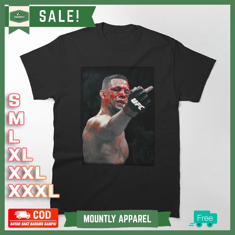 Kaos Nate Diaz UFC Middle Finger Nate Diaz Flip The Bird Nate Diaz 3351