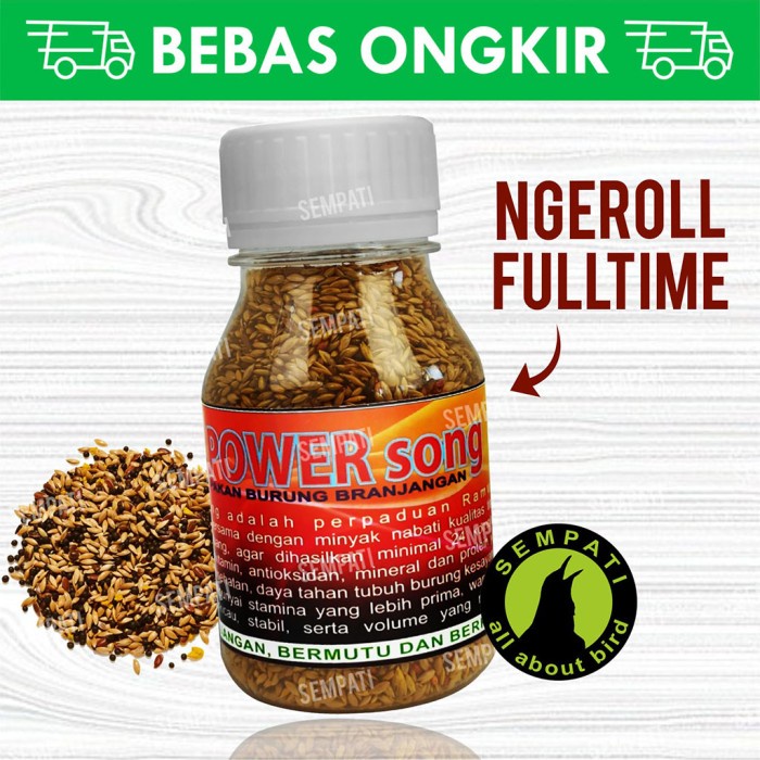 Best Seller Power Song Pakan Branjangan Pakan Burung Branjangan Lark Super Pwrsb