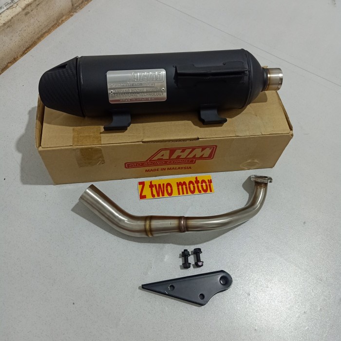 Knalpot Ahm Original Model Tsukigi Standar Racing Beat Scoopy Spacy Fi