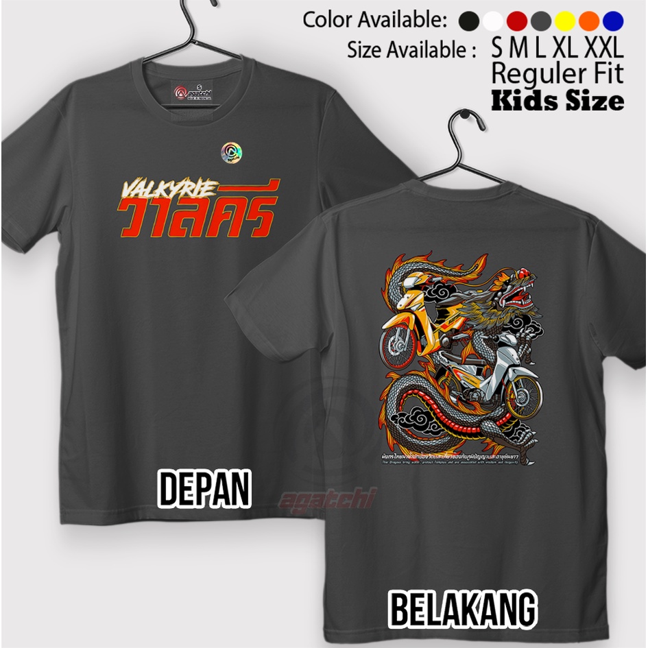 Baju Kaos Atasan Anak Laki - Laki Agatchi Motif Valkyrie - Thai Look Racing