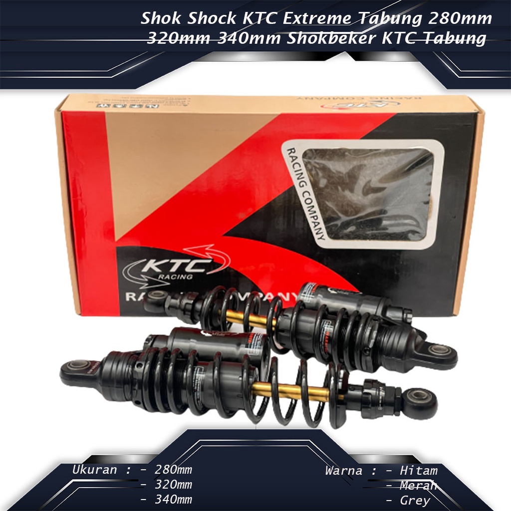 Shok Shock KTC Extreme Tabung 280mm 320mm 340mm Shokbeker KTC Tabung