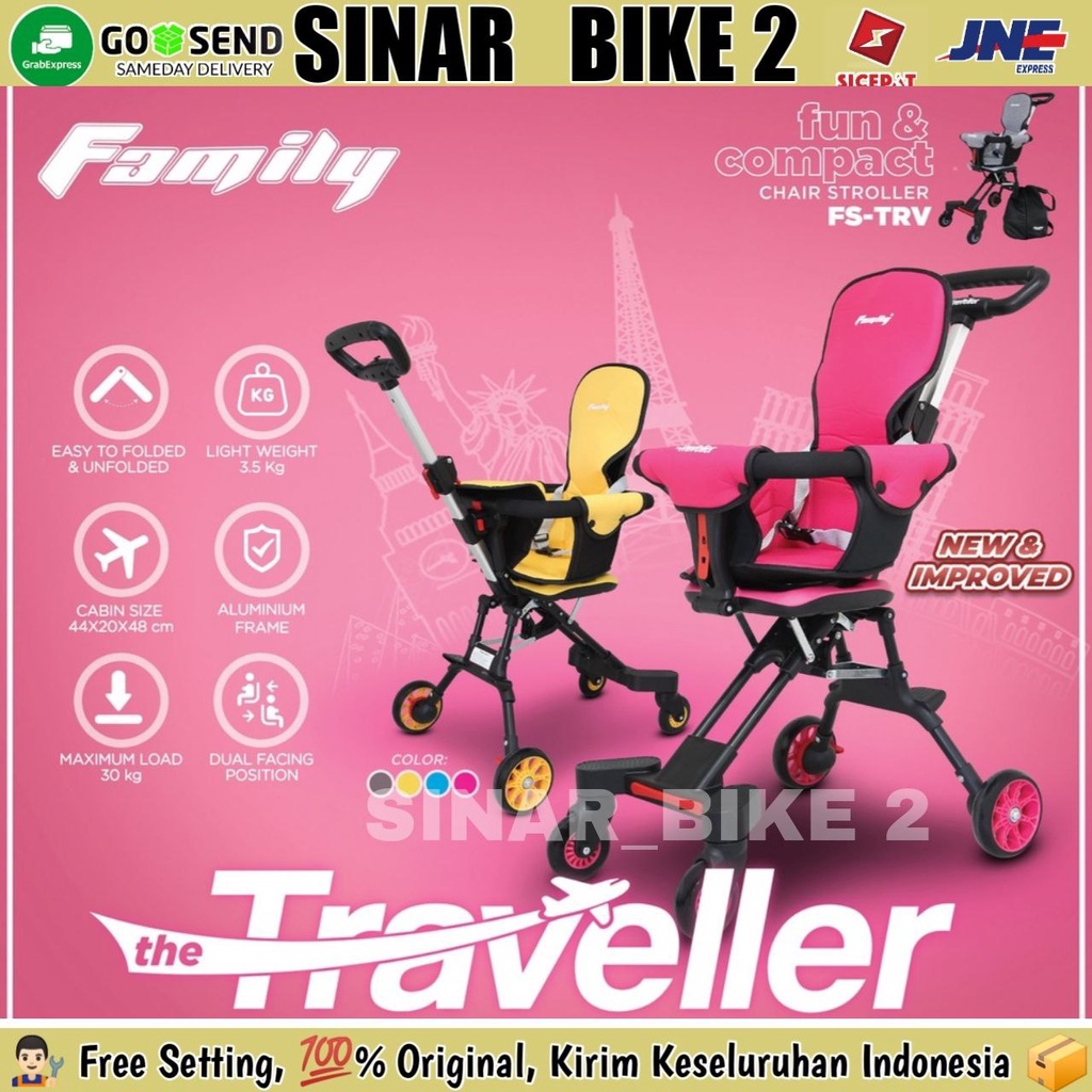 Stroller Bayi Cabin Size The Traveller FS-TRV