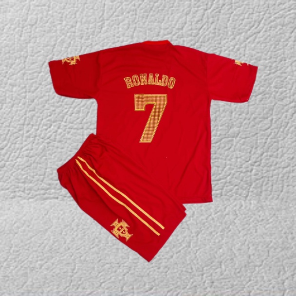 jersey baju bola PIALA DUNIA  anak portugal HOME/setelan baju bolA anak portugal/jersey bola ronaldo portugal