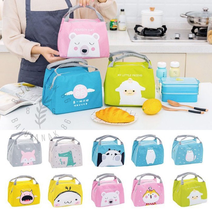 Tas Bekal Cooler Makan Anak Motif Lucu - 022.4832