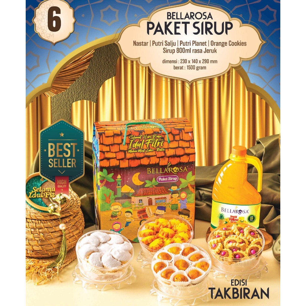 BELLAROSA PAKET SIRUP TAKBIRAN - HAMPERS LEBARAN MURAH BELLAROSA SEMARANG