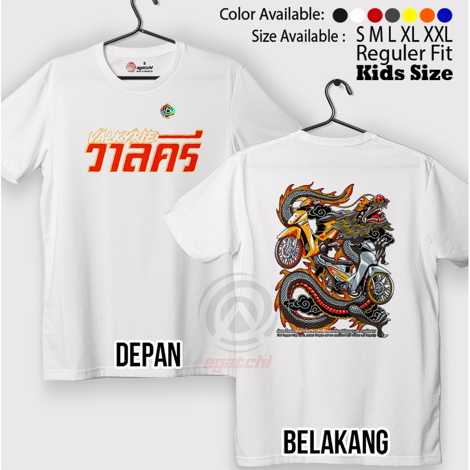 Baju Kaos Atasan Anak Laki - Laki Agatchi Motif Valkyrie - Thai Look Racing