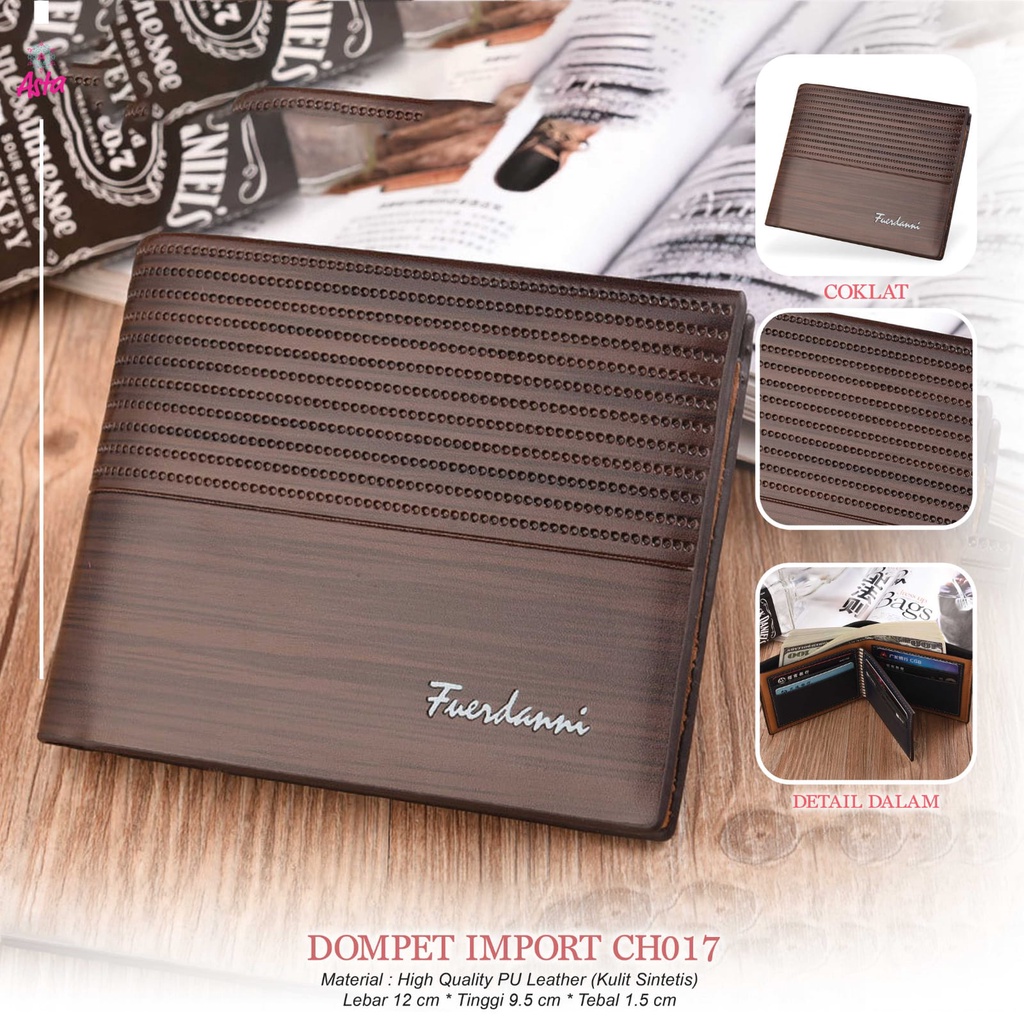 Dompet Lipat Pria Import Kode CH017