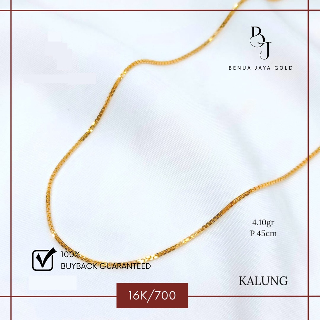 Kalung Rantai Italy Santa Emas 16K/700