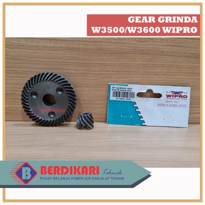 Open DS] Gigi Nanas / Gear Mesin Gerinda 5" 6" W3500 W3600 W 3500 W 3600 WIPRO