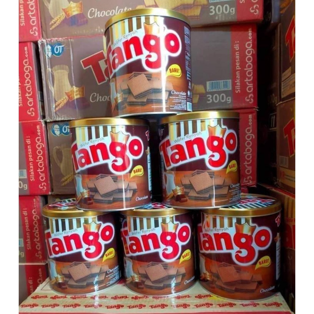 

Wafer Tango Coklat/Vanilla isi 6 Kaleng/Dus