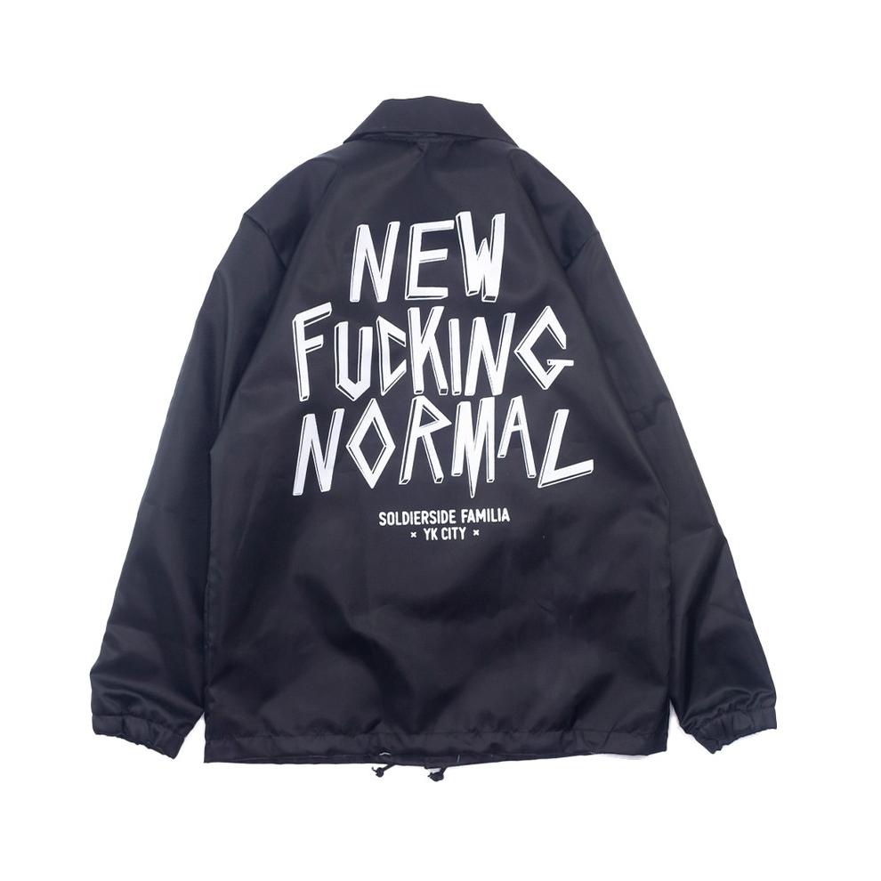 BIG SALE Soldierside Windbreaker / Coach Jacket NEW NORMAL Hitam 119