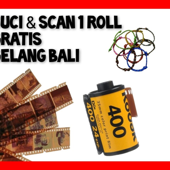 Terlaris Analog Develop & Scan Roll Film Analog