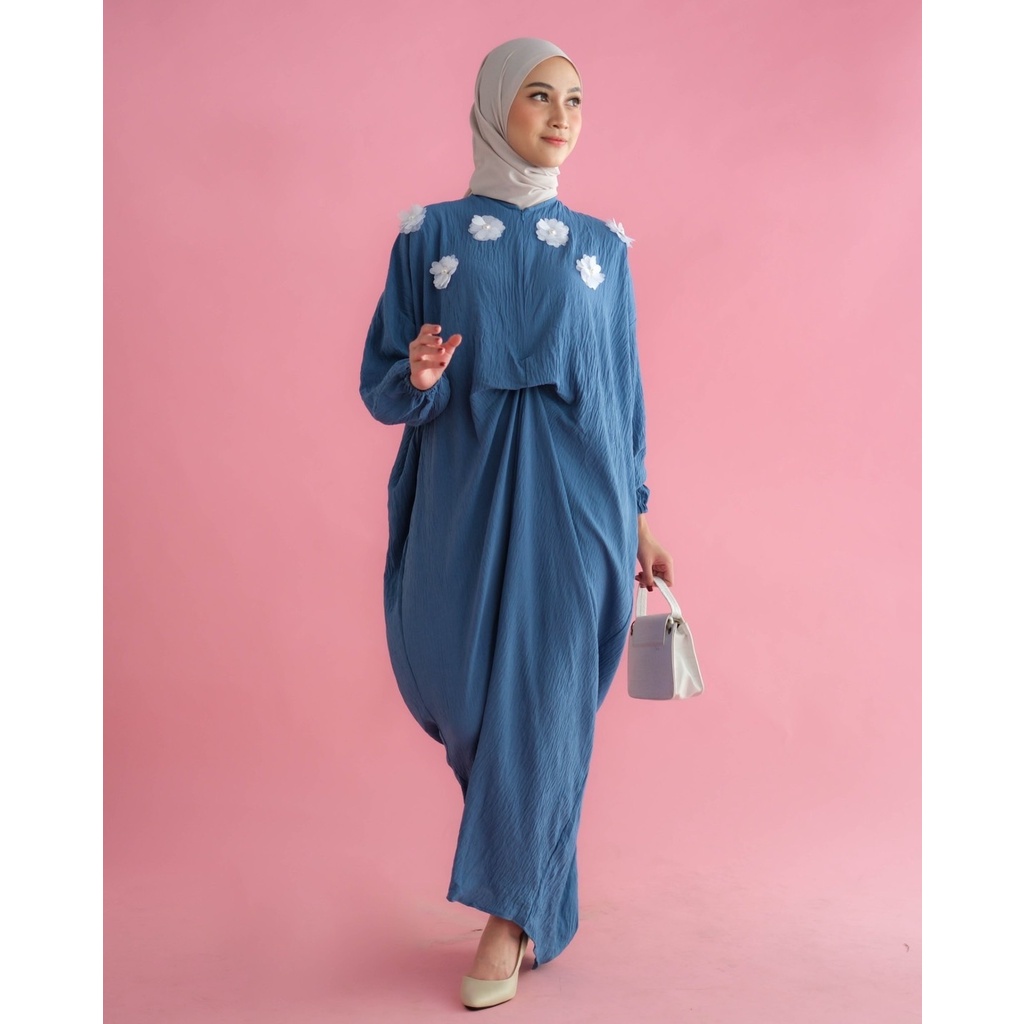 Myrubylicious MIYUKI KAFTAN KODE NN2528 | KAFTAN | BAJU MUSLIMAH | DRESS | KAFTAN LENGAN PANJANG