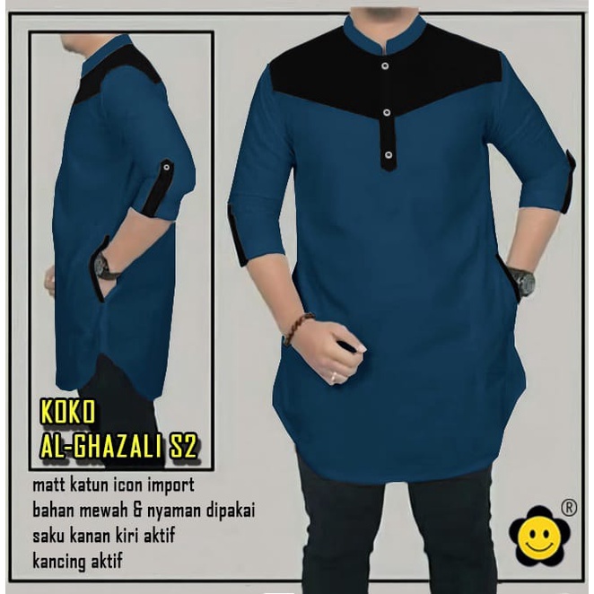 PIK - Koko Kurta Al-Ghazali S2/ Koko Pria Dewasa/ Koko Lebaran