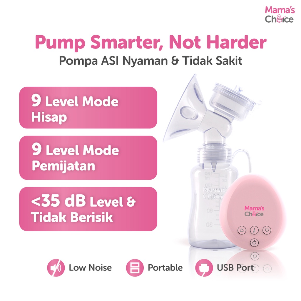 Pompa ASI Electric | Single & Handy Electric Breast Pump Mama's Choice Image 4