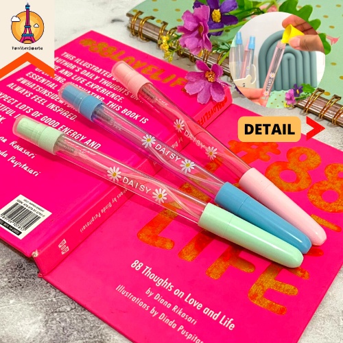 

Pulpen Botol Parfum Full Body 1 Pcs Gambar Bunga isi 10ml Decant Botol Kosong Spray Pena Pen Unicorn Mainan Isi Ulang Alat Tulis Unik Jakarta Pastel Lucu