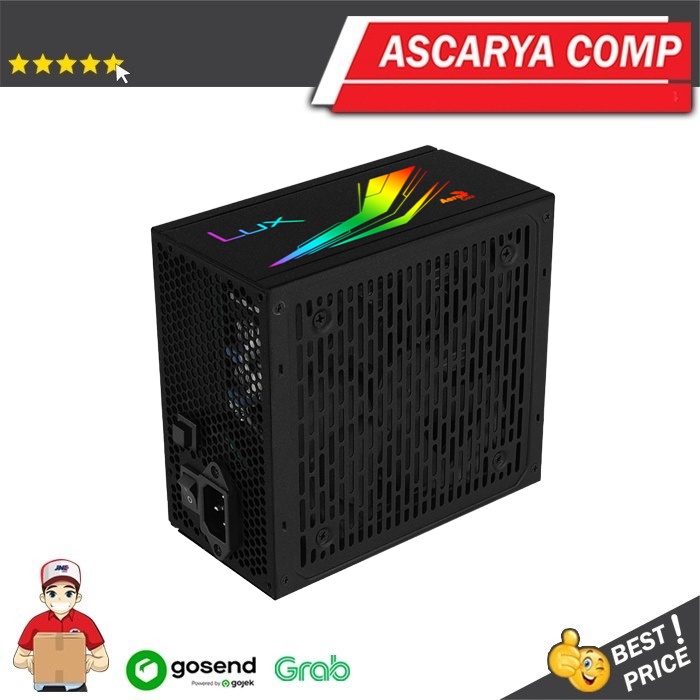 Power Supply AEROCOOL LUX RGB 650M - 650WATT 80+ BRONZE (MODULAR)