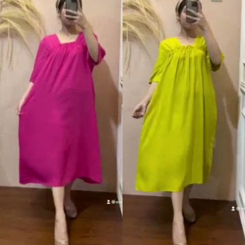 Dress Rayon Motif Terbaru