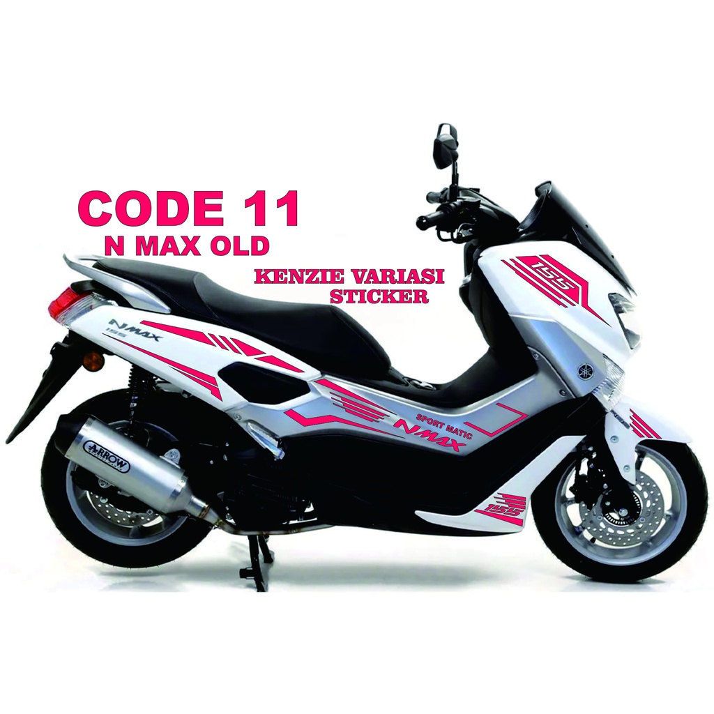 AKSESORIS YAMAHA N MAX, Stiker Cuting Striping List Body VARIASI MOTOR YAMAHA Nmax lama  #011