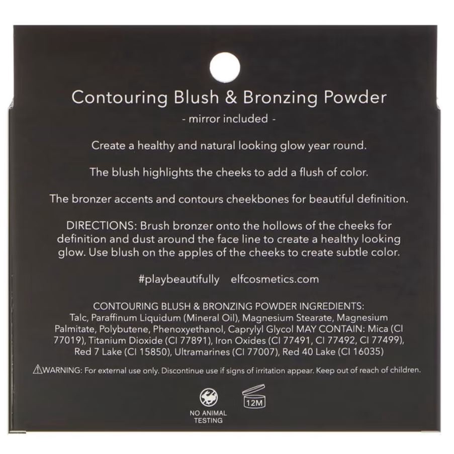 PROMO ASLI USA ELF Cosmetics Contouring Blush &amp; Bronzing Powder (8.4 gr) Makeup ELF ORI USA