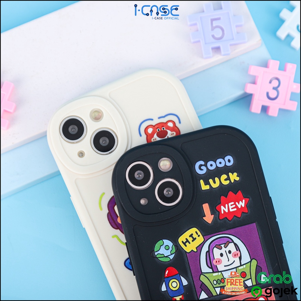 Softcase Cartoon Toy Story Full Lenscover for iPhone 7 8 PLUS XR X XS 11 12 13 14 14+ Plus Pro Max
